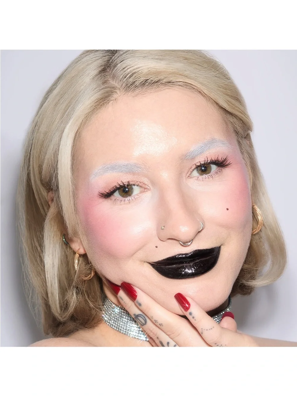 Makeup Revolution Truly Sinful Black Shimmer Lipstick